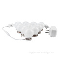 10pcs US Plug Hollywood Style LED Vanity Mirror Light Bulbs - Dimmable LED Makeup Mirror Lamp